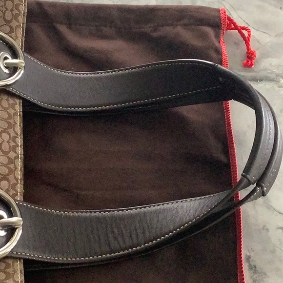 Authentic Coach Signature Chocolate brown bag - Picture 11 of 12